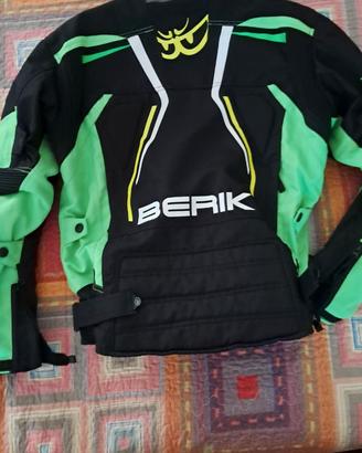 Giubbini moto berik tg.52 1 pelle e 1 tessuto