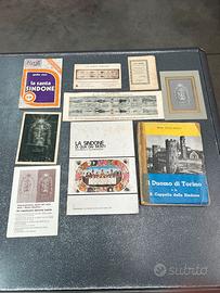 Lotto documenti religiosi Santa Sindone