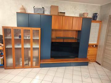 mobile soggiorno in noce