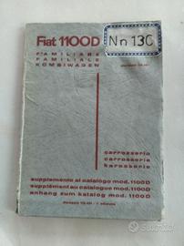 FIAT 1100 D Familiare CATALOGO RICAMBI Carrozzeria