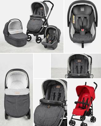 Trio Peg Perego Book 51 Denim + Isofix + Omaggio 