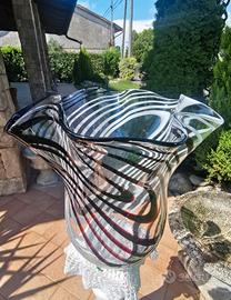 Vaso Murano Carlo Moretti. Mid Century Anni 70