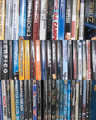 DVD-Bluray collezione circa 170 titoli. leggi info