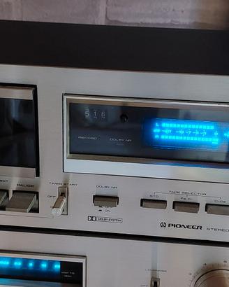 piastra deck registratore cassette pioneer ct-f600