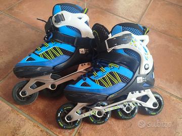 Pattini Roller Oxelo FIT 5 38-41 + protezioni