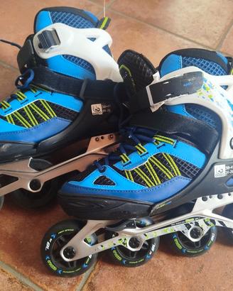 Pattini Roller Oxelo FIT 5 38-41 + protezioni