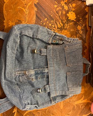 Borsa fatta a mano con jeans