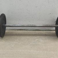 Bilanciere palestra con dischi 28mm