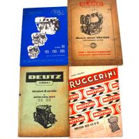 Manuali D'Officina Motore Diesel - Lotto 4 Rari