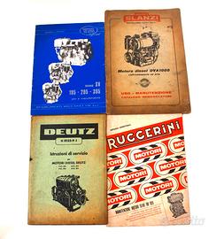 Manuali D'Officina Motore Diesel - Lotto 4 Rari