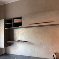 Parete tv piu tavolo