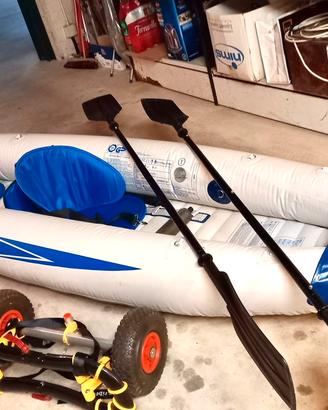 Kayak pathfinder 2posti  +carrello trasporto