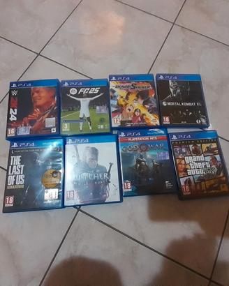 play station 4+ due controller+8 giochi