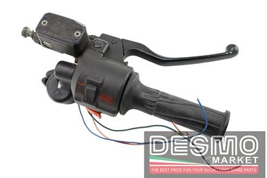 Semimanubrio dx completo pompa freno Ducati Pantah