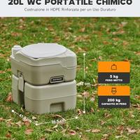 bagnetto bagno portatile WC portapotti Dartmoor