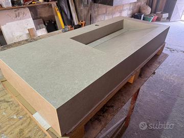 Lavabo da bagno in gres porcellanato