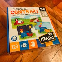 Gioco educativo Headu “Il gioco dei contrari” 3-6