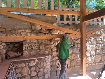 SABBIATURA PIETRA LEGNO METALLO