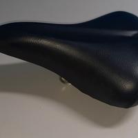 Sella per Bici in Pelle Nera Originale