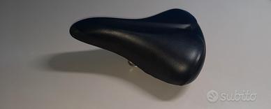 Sella per Bici in Pelle Nera Originale