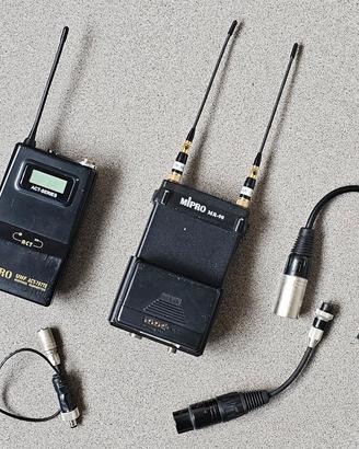 Radiomicrofono Dual Band MIPRO TX ACT-70+RX MR-90