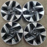 4 cerchi lega hyundai i10 i20 r15 lt4252