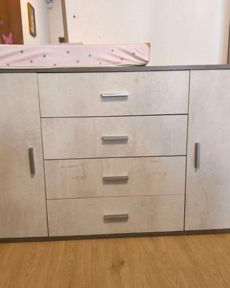 Mobile cassettiera/credenza moderna