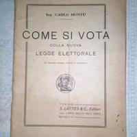 Carlo Contù "Come Si Vota" Colla Nuova Legge 