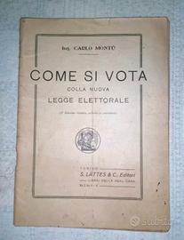 Carlo Contù "Come Si Vota" Colla Nuova Legge 