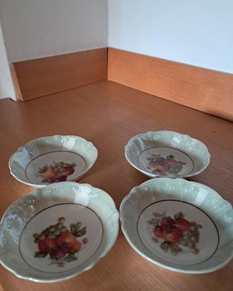 4 piattini ceramica Bavaria 