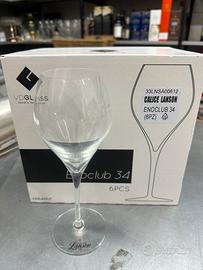 Set 6 calici Champagne Lanson