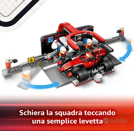 City Pit Stop e Meccanici con Monoposto Ferrari F1