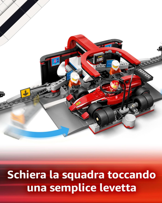 City Pit Stop e Meccanici con Monoposto Ferrari F1
