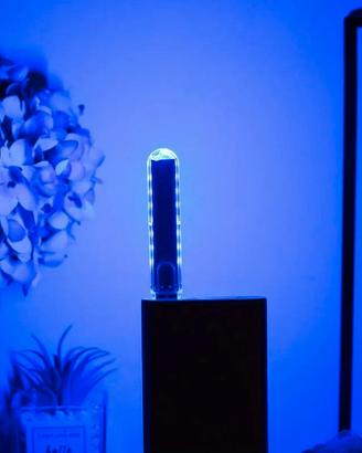Luce Notturna Colore BLU USB 8LED