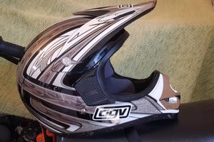 casco da moto cross
