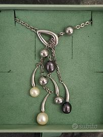 Collana Morellato in Acciaio con Perle Coltivate 