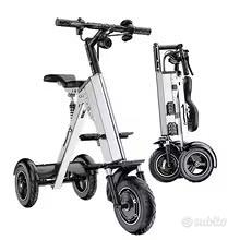 Mini bicicletta tre ruote elettrica
