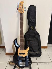 Basso Cort G serie 5 corde PERFETTO con Accessori