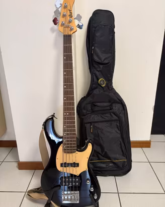 Basso Cort G serie 5 corde PERFETTO con Accessori