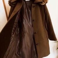 Cappotto donna Verde Militare di ELENA DI GOCCE.