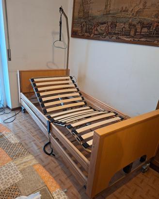 Letto 3 motori X anziani con materasso