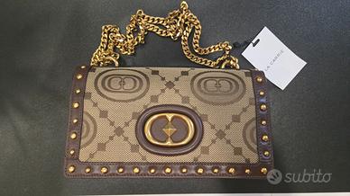 La Carrie – Monogram Shoulder Bag Jacquard (Beige/