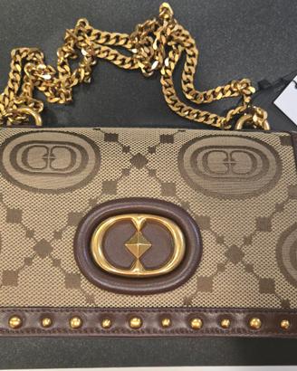 La Carrie – Monogram Shoulder Bag Jacquard (Beige/