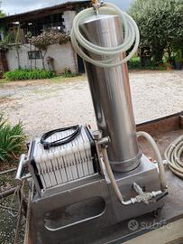 Filtro per vino sia a sacco cha a cartoni