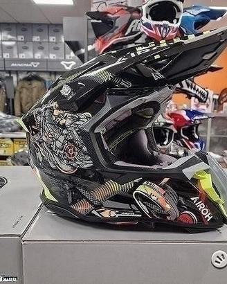 AIROH Casco Cross Twist 3 Toxic - Motor's Passion