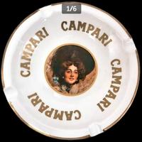 Posacenere Campari vintage in ceramica di Nove ❤️