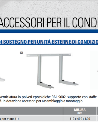 Staffe condizionatore universali