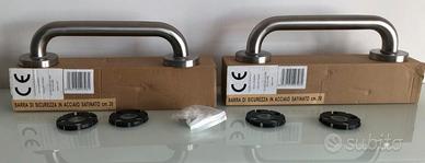 Barre di sicurezza in acciaio inox satinato