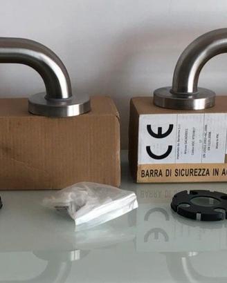 Barre di sicurezza in acciaio inox satinato