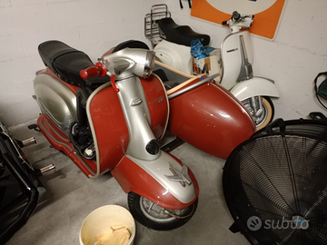Lambretta li 150 seconda serie con sidecar origina